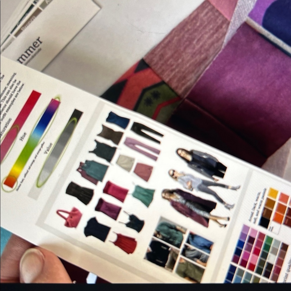 Soft Summer Color Swatch Fan Deck - Personal Color Seasonal analysis - Picture 10 of 14